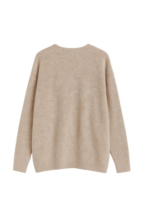 Oversized Gebreide Cardigan met Hartdetail - Image 2