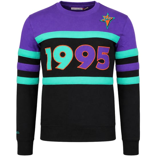 Mitchell & Ness NBA Phoenix Suns All Star Game 1995 Head Coach Mens Black Swetaer - Image 1