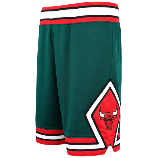 Mitchell & Ness NBA Chicago Bulls Green Week 2008-09 Mens Shorts - Image 3