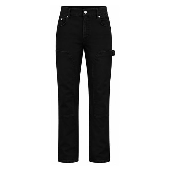 Represent Carpenter Mens Black Jeans - Image 1