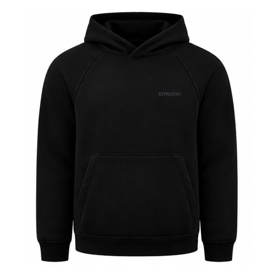 Represent 247 Foundation Mens Black Hoodie - Image 1