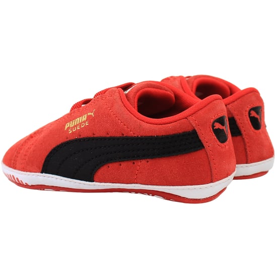 Puma Suede Crib Kids Red Trainers - Image 3