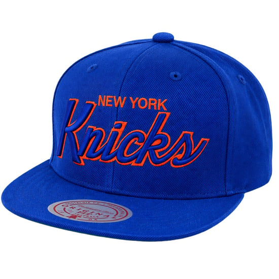 Mitchell & Ness NBA New York Knicks Champ Year Trophy Blue Cap - Image 1