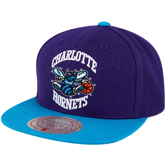 Mitchell & Ness NBA Charlotte Hornets Wool 2 Tone Tone Blue Cap - Image 1