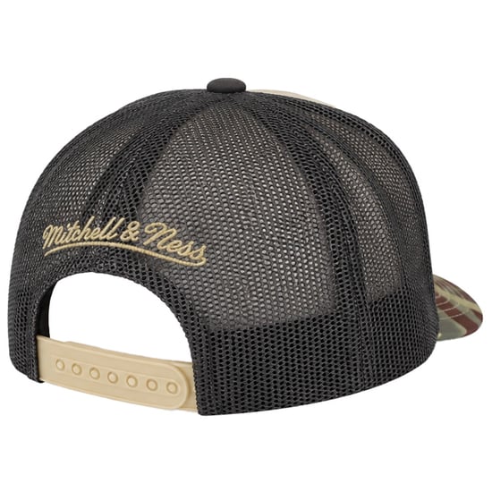 Mitchell & Ness NHL Anaheim Ducks Hidden Trucker Beige Cap - Image 2