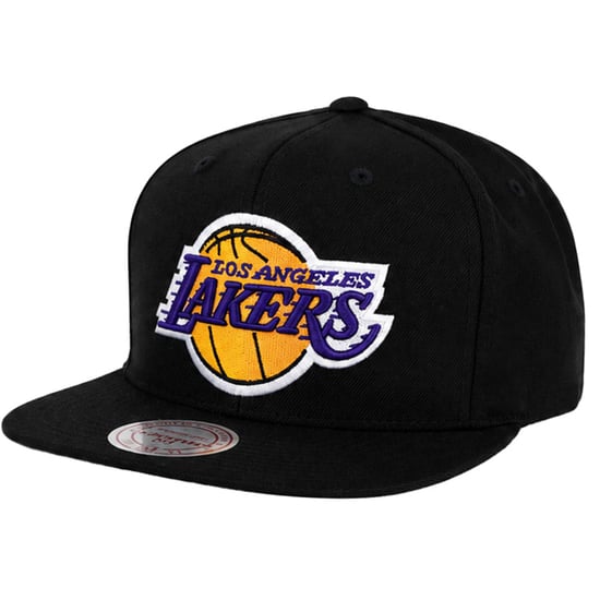Mitchell & Ness NBA Los Angeles Lakers Wool Solid Black Cap - Image 1