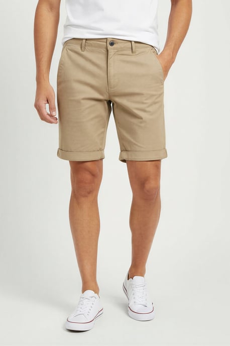 Slim Fit Chino Shorts - Image 1