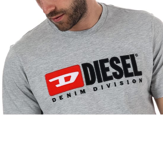 DIESEL T JUST DIVISION Mens T Shirt Short Sleeve Crew Neck Casual Cotton Tee - Image 2