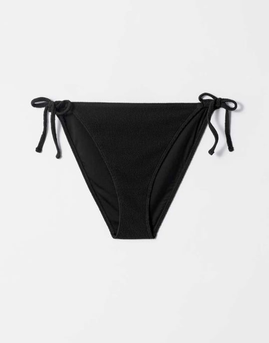 & Other Stories mixa och matcha sidostängd bikiniunderdel i svart - Image 2