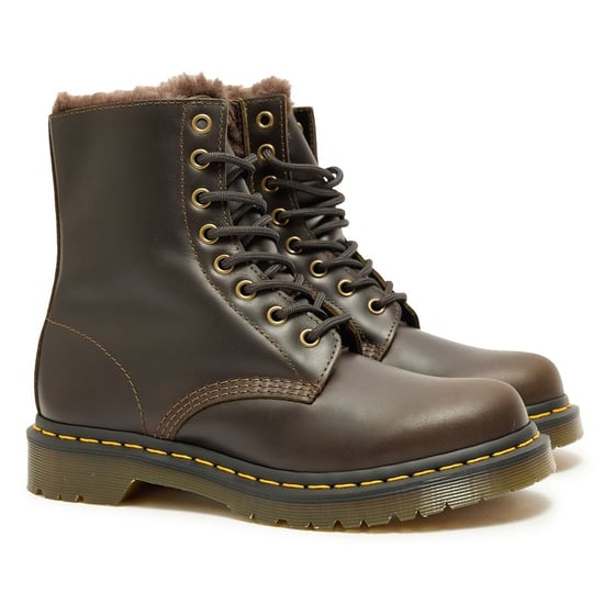 Dr Martens 1460 Serena Faux Fur-lined Leather Boots - Image 2