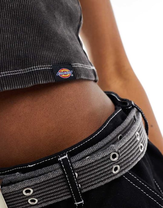 Dickies Newington tvättad väst i svart - Image 2