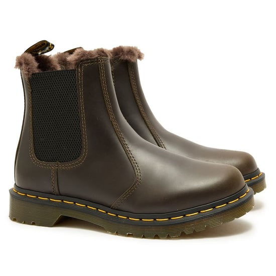 Dr Martens 2976 Leonore Faux Fur-Lined Leather Stövlar - Image 2