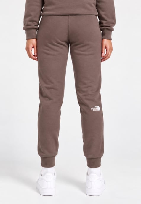 The North Face Womens New Fine Box Logo Joggers in Deep Taupe - Image 2