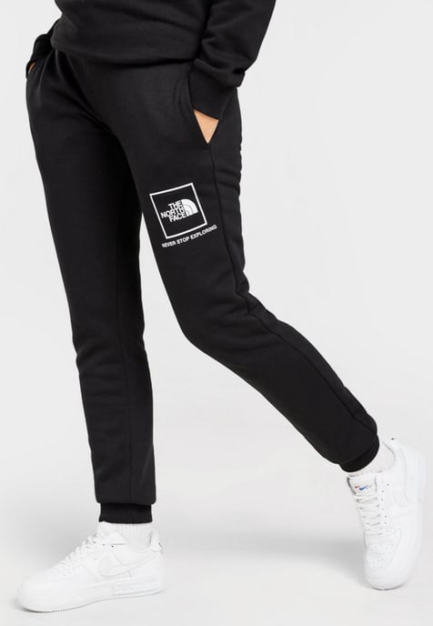 The North Face Womens New Fine Box Logo Joggers in Black - Image 1
