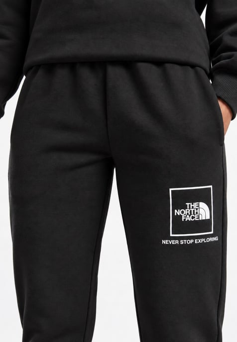 The North Face Womens New Fine Box Logo Joggers in Black - Image 3