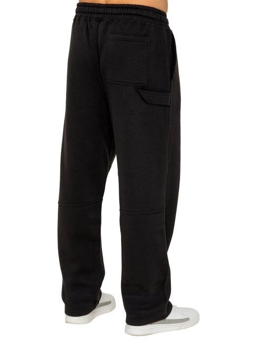 Enzo | Mens Printed Open Hem Joggers - Image 2
