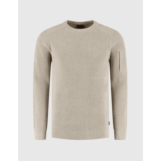 Saint Steve Lux 20006 sand melee crew neck trui - Image 4