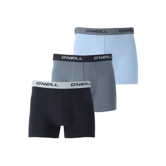 O'Neill Heren boxershorts trunks effen 3-pack donkerblauw/blauwgrijs/lichtblauw - Image 1