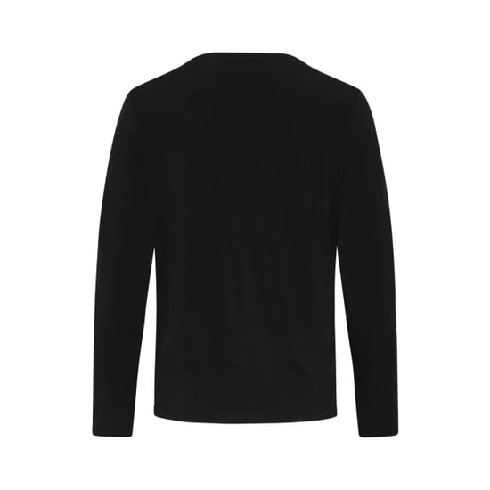 Smashed Lemon Basic top met gedrapeerd detail in zwart | - Image 6
