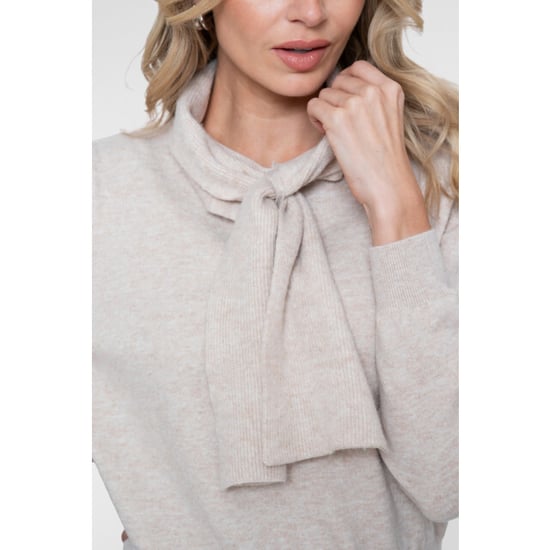 Geisha pullover with scarf 64589-14 720 sand - Image 2