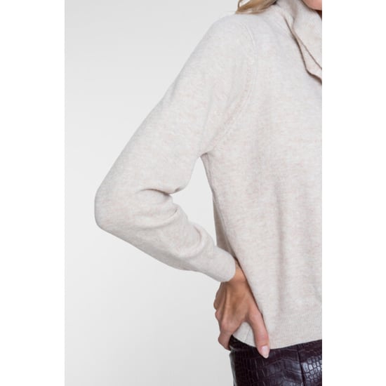 Geisha pullover with scarf 64589-14 720 sand - Image 5