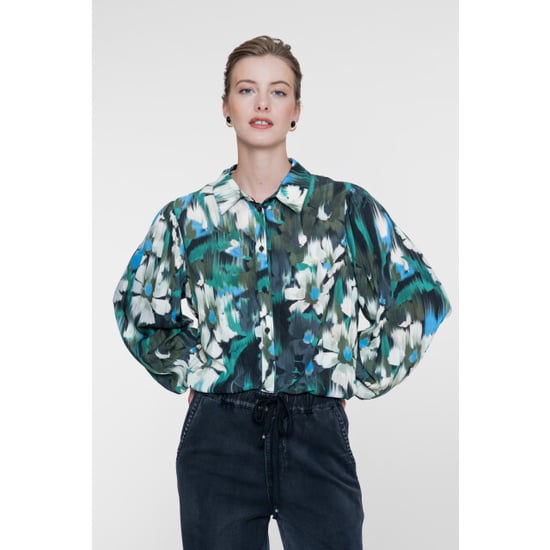 Geisha blouse 63646-20 530 green/blue - Image 1