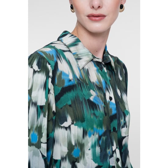 Geisha blouse 63646-20 530 green/blue - Image 5