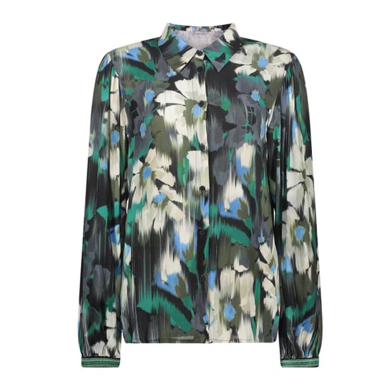 Geisha blouse 63646-20 530 green/blue - Image 6