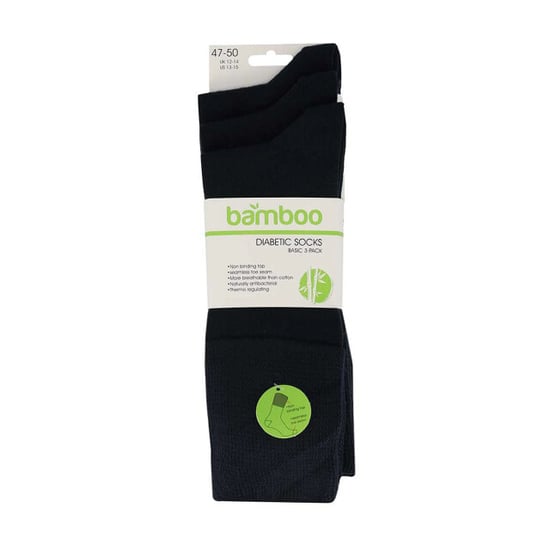 Apollo Dames/heren diabetes bamboe sokken 3-pack - Image 3