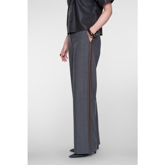 Geisha pants pinstripe + tape 61503-10 775 brown - Image 5