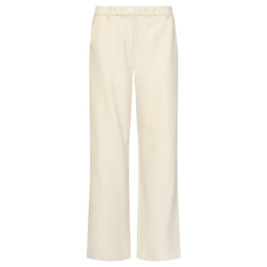 Smashed Lemon Velours broek met wijde pijpen | - Image 6