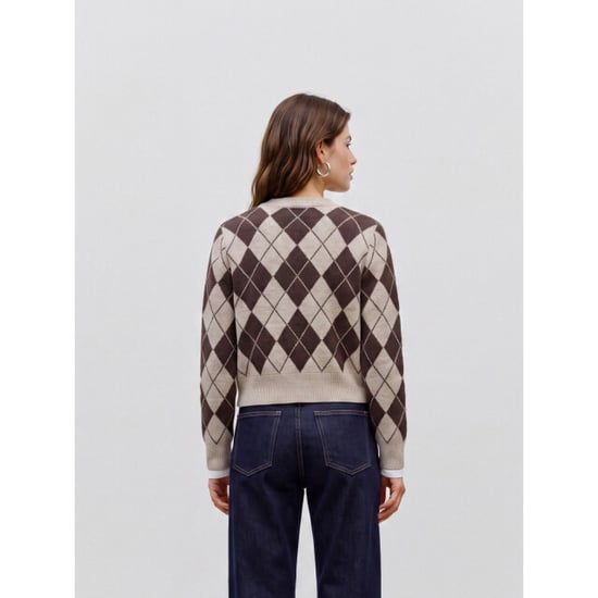 Vero Moda Halo argyle cardigan - Image 2