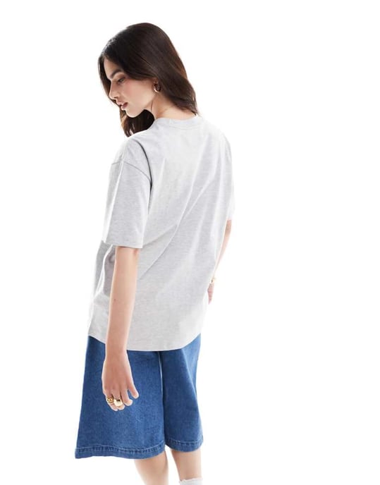 Cotton On boxig oversized t-shirt i grå - Image 2