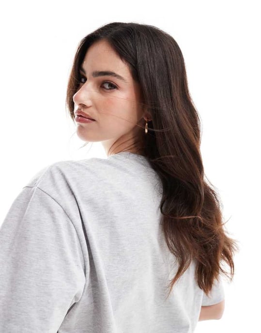 Cotton On boxig oversized t-shirt i grå - Image 3