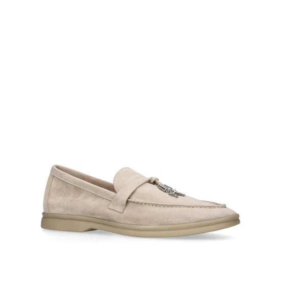 Suede Portland Bone Loafers - Image 1