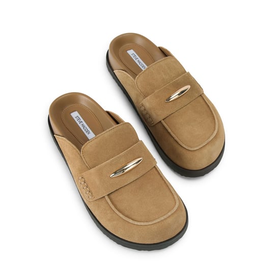 Suede Tobin Mid Brown Mules - Image 2