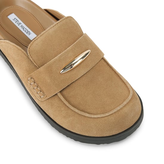 Suede Tobin Mid Brown Mules - Image 4