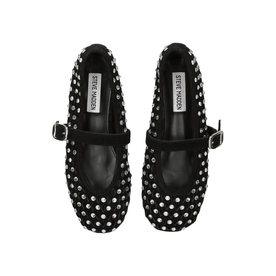 Suede Rerun Black Suede Ballet Flats - Image 2