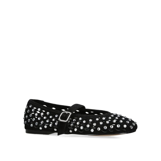 Suede Rerun Black Suede Ballet Flats - Image 4