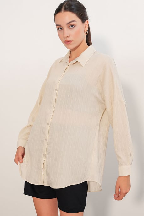 Dames Viscose Nylon Blouse - Image 3