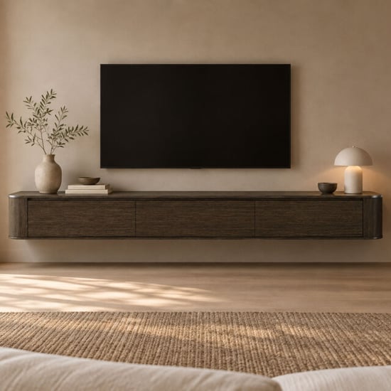 Home67 Tv dressoir kenzo walnoot 220 cm - Image 2