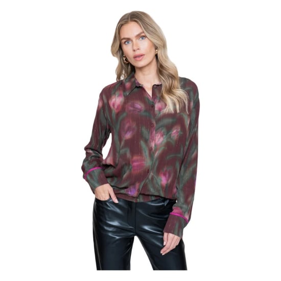 Geisha Blouse burgundy - Image 2