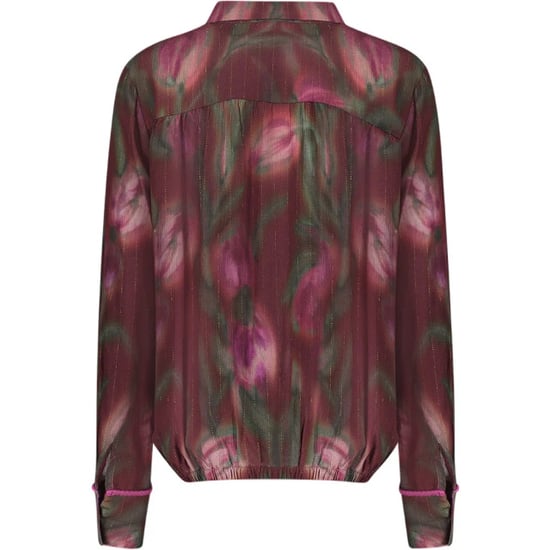 Geisha Blouse burgundy - Image 4
