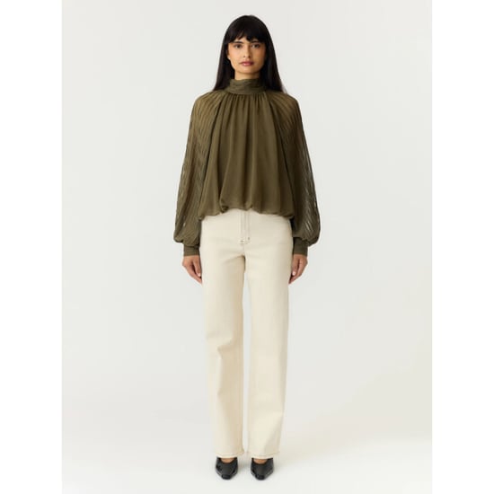 YAS Olera ls top s. noos dark olive - Image 5