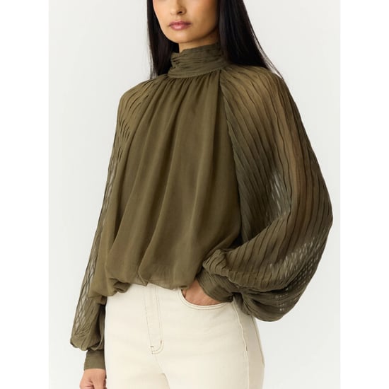YAS Olera ls top s. noos dark olive - Image 6