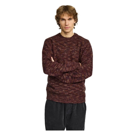 Revolution Knit pull burgundy melange - Image 2