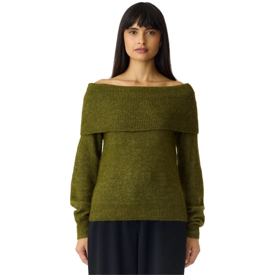 YAS Johi os wool blend pullover s. noos fir green - Image 1
