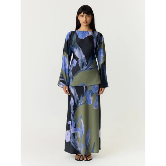 YAS Pella hw maxi skirt s. black/etira print - Image 2