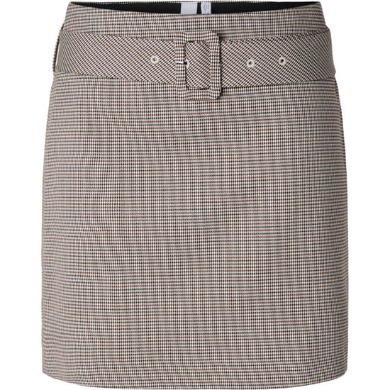 YAS Chekka mw skirt black/w checks - Image 3