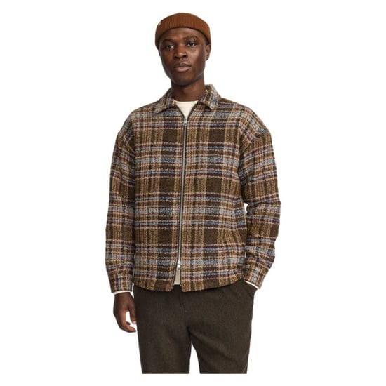Revolution Zipped overshirt brown - Image 1